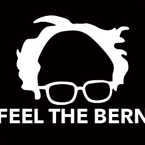 Feel The Bern Outline Wii (Includes 1 Controller) Skin